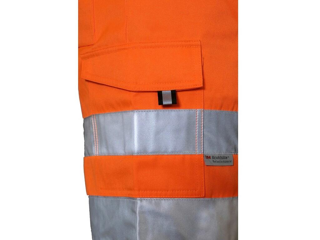 Kraťasy CXS NORWICH, výstražné, pánské, oranžové, vel. 68